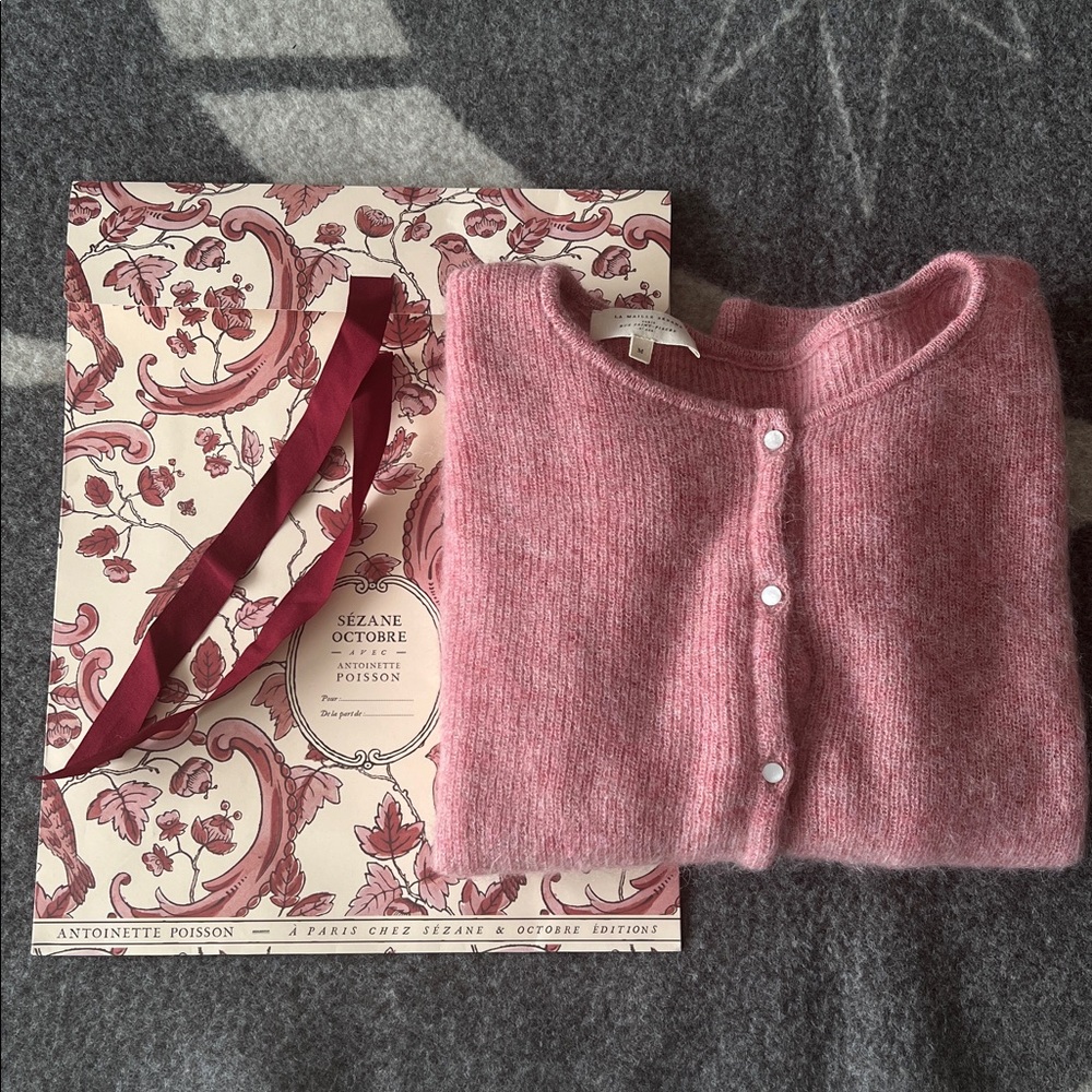 Sezane Gaspard Cardigan - Rosewood